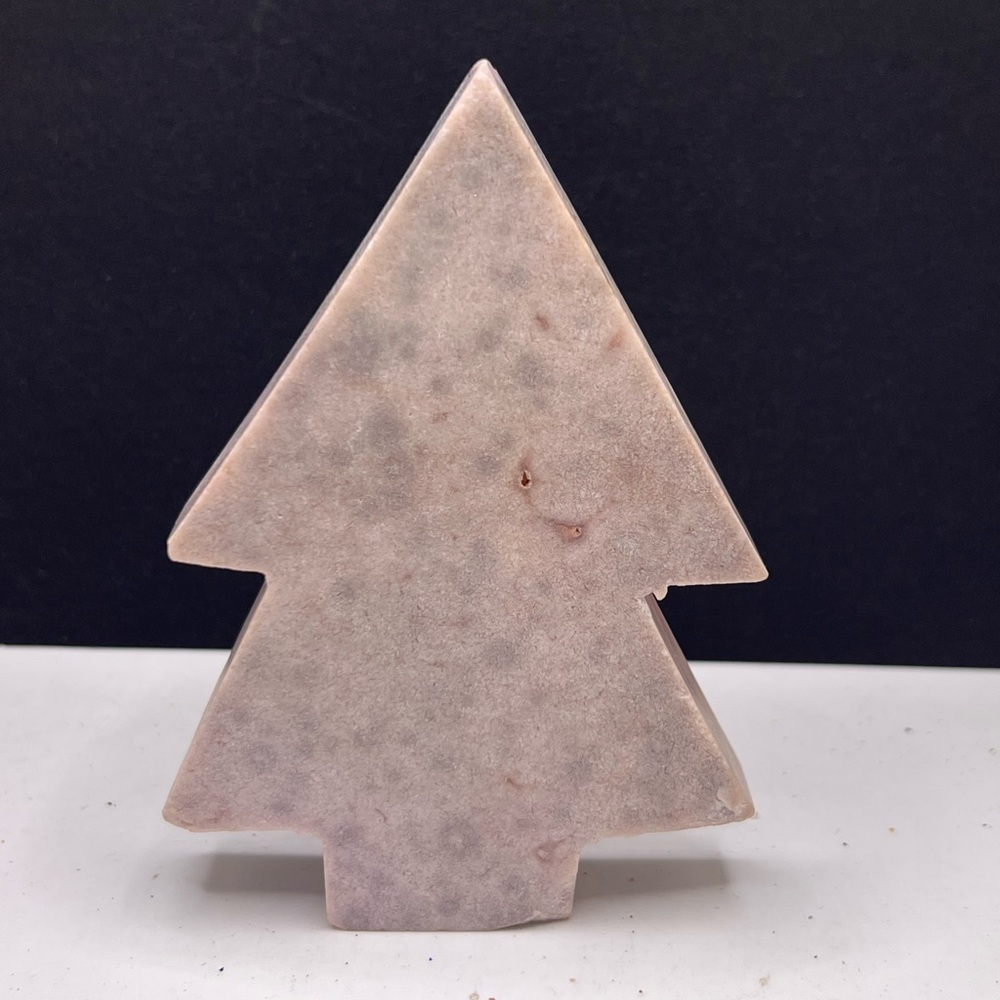 Pink Amethyst polished tree carving